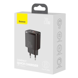 Baseus USB/USB-C wall charger 20W