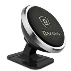 Baseus Магнитный держатель для телефона серебристый