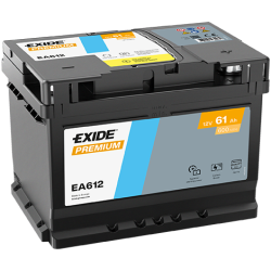Exide Premium 61Ah600A 242x175x175-+