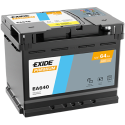 Exide Premium 64Ah640A 242x175x190-+