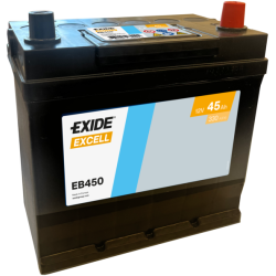 Exide Excell 45Ah 330A 218x133x223-+