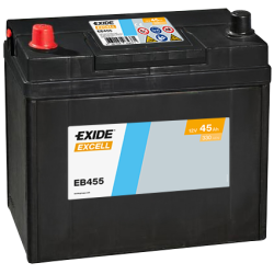 Exide Excell 45Ah 330A 237x127x227+-