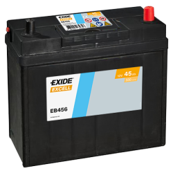 Exide Excell 45Ah 300A 234x127x220-+J