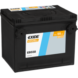 Exide Excell 55Ah 620A 230x180x186+- США