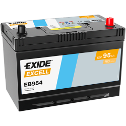 Exide Excell 95Ah 720A 306x173x222-+