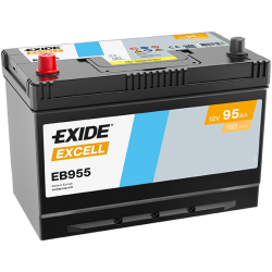 Exide Excell 95Ah 720A 306x173x222+-