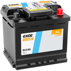 Exide Classic 44Ah360A 207x175x190-+