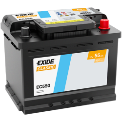 Exide Classic 55Ah 460A 242x175x190-+