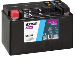 Exide AGM 9Ah 120A 150x90x105+-