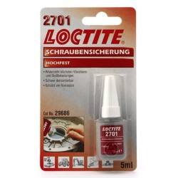 Loctite 2701 фиксатор резьбы 5 мл высокопрочный