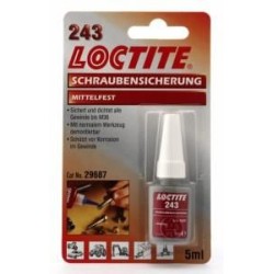 Loctite 243 keermeliim 5ml keskminetugev