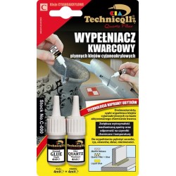 Quick glue with quartz powder refills 4+4ml