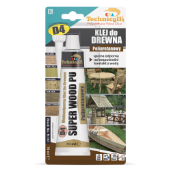 Wood glue waterproof polyurethane D4 70ml