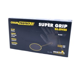 Rubber gloves (M) 80pcs/piece black