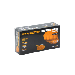 Rubber gloves (L) 50pcs/pk orange