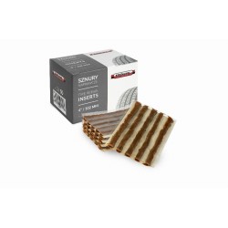 Tire cord brown 6x102mm 5 sheet pack 50t