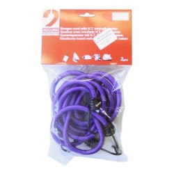 Elastic cord with hooks 2x150cm