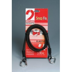 Elastic cord 1m with 2 metal brackets